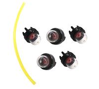 AISEN Lot de 5 pompes à essence avec tuyau pour Dolmar PS 32 35 350 420 33 39 330 340 341 342 344 410 411 490 Remplace 168398-2
