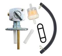 AISEN Robinet de carburant - Interrupteur avec tuyau d'essence - Filtre à essence - Pour réservoir à essence DT125 DT125R DR200 DR250 RD350 XT600