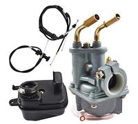 AISENPARTS Lot composé d’un filtre à air pour carburateur, d’un câble d'accélérateur et d’un câble de démarrage, compatible avec Yamaha Y Zinger PW 50 PW50