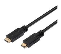 AISENS A119 - 0103 - Câble HDMI Haute Vitesse HEC avec répéteur (15 m, chipset pour Signal Full HD) Couleur Noir