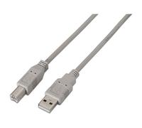 AISENS A101-0002 câble USB USB 2.0 1,8 m USB A USB B Beige