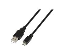 AISENS A101-0029 câble USB USB 2.0 3 m USB A Micro-USB B Noir