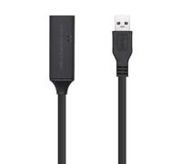 AISENS A105-0408 câble USB USB 3.2 Gen 1 (3.1 Gen 1) 10 m USB A Noir