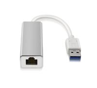 AISENS A106-0049 changeur de genre de câble RJ-45 USB 2.0 Type-A Argent, Blanc