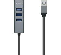 Aisens A106-0507 Hub Usb 3.0, Type A/M-4Xtype A/H, Gris, 10 Cm[Z1002]
