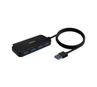 AISENS - A106-0714 - Hub USB 3.0, Type A/M-4XType A/H, Noir, 60 cm
