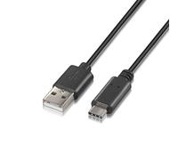 AISENS A107 - 0050 - Câble USB 2.0 pour Charge Rapide (jusqu'à 3 A, pour Les appareils avec connecteur USB Type C, 0.5 m) Couleur Noir