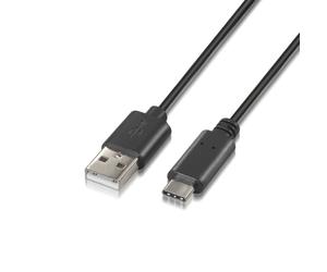 AISENS A107-0052 câble USB USB 2.0 2 m USB A USB C Noir