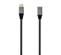 Aisens Câble USB 3.2 Type-C A107-0635 mâle vers femelle 1 m gris