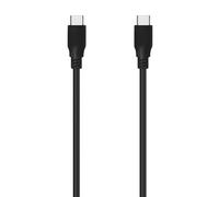 AISENS - A107-0703 - Câble USB 3.2 Gen2X2 20Gbps 8K@30Hz 5A 100W E-Marker, type USB-C/M-USB-C/M, Noir, 1,5 m