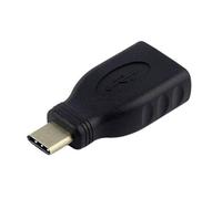 Aisens Adaptateur USB 3.1 A108-0323 – 5 Gbps, 3 A, USB-C mâle/femelle – Noir