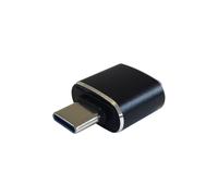 AISENS A108-0369 changeur de genre de câble USB C USB A Noir