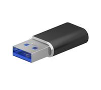 AISENS - A108-0678 - Mini Adaptateur USB 3.2 Gen2 / USB 2.03A, Type USB-C/H-A/M, Noir