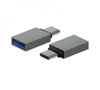 Aisens A108-0718 Changeur De Genre De Câble Usb-c Usb-a Gris