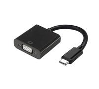AISENS A109-0347 câble vidéo et adaptateur 0,15 m VGA (D-Sub) USB Type-C Noir