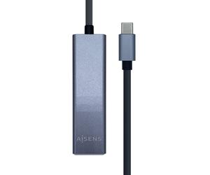 AISENS A109-0396 hub & concentrateur USB 3.2 Gen 1 (3.1 Gen 1) Type-C Gris