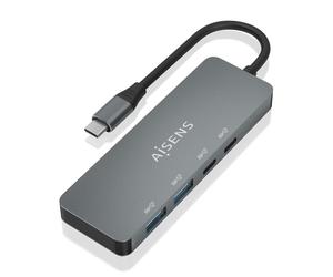 AISENS A109-0694 hub & concentrateur USB 3.2 Gen 2 (3.1 Gen 2) Type-C 10000 Mbit/s Gris
