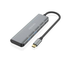 AISENS A109-0763 hub & concentrateur USB 3.2 Gen 1 (3.1 Gen 1) Type-C 5000 Mbit/s Gris