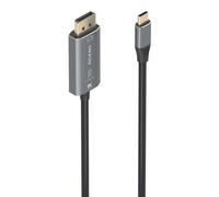 AISENS A109-0880 câble vidéo et adaptateur 1,8 m USB Type-C DisplayPort Noir