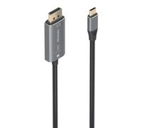 AISENS A109-0880 câble vidéo et adaptateur 1,8 m USB Type-C DisplayPort Noir
