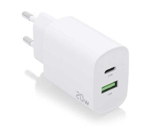 Aisens A110-0754 Chargeur mural - 20W · USB Type C · USB · Blanc