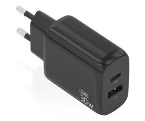 AISENS A110-0924 chargeur d'appareils mobiles Caméra Numérique, MP3, MP4, Téléphone portable, Navigateur, Ordinateur portable, Consoles portables, Smartphone, Tablette, Universel Noir Secteur Charge r