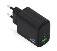 AISENS A110-0972 chargeur d'appareils mobiles Caméra Numérique, GPS, Téléphone portable, Ordinateur portable, Smartphone, Tablette, Universel Noir Secteur Charge rapide Intérieure
