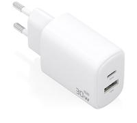 AISENS A110-0977 chargeur d'appareils mobiles Caméra Numérique, Téléphone portable, Ordinateur portable, Smartphone, Tablette, Universel Blanc Secteur Charge rapide Intérieure