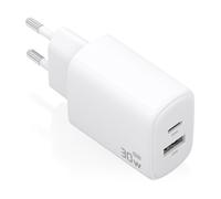 AISENS A110-0977 chargeur d'appareils mobiles Caméra Numérique, Téléphone portable, Ordinateur portable, Smartphone, Tablette, Universel Blanc Secteur Charge rapide Intérieure