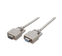 AISENS A112 - 0065 - Câble RS232 de 1.8 m pour appareils de Communication equipados avec Port série, Couleur Beige