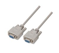 Aisens Câble série RS232 A112-0066 DB9/h-db9/H 1,8 m Beige