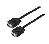 AISENS A113 - 0070 - Câble SVGA de 5 m pour Moniteur, écran et projecteur, Couleur Noir
