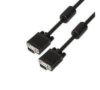 AISENS A113-0071 - Câble SVGA avec ferrite de 1,8 m (pour moniteur, télévision et projecteur) Couleur noire