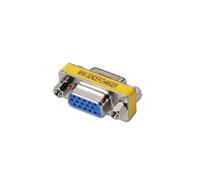AISENS A114-0082 changeur de genre de câble VGA D-sub D-sub Bleu, Argent