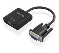 AISENS A115-0873 câble vidéo et adaptateur 0,2 m HDMI + 3.5mm + Micro-USB Type-B VGA (D-Sub) Noir