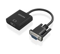 AISENS A115-0873 câble vidéo et adaptateur 0,2 m HDMI + 3.5mm + Micro-USB Type-B VGA (D-Sub) Noir