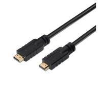 AISENS A119 - 0103 - Câble HDMI Haute Vitesse HEC avec répéteur (15 m, chipset pour Signal Full HD) Couleur Noir
