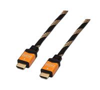AISENS A119 - 0108 - Câble HDMI Haute Vitesse HEC (3 m, compatibilité 3D et Ethernet, apte pour Full HD/Ultra HD/HD Ready/3d/1080p/2160p) Couleur Noir