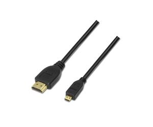 AISENS A119-0117 câble HDMI 1,8 m HDMI Type A (Standard) HDMI Type D (Micro) Noir