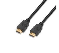 AISENS A120 - 0118 - Câble HDMI 2.0 Haute Vitesse avec Ethernet 0.5 m, HDR, 60 Hz, 18 Gbps, Ultra HD, pour écran/TV 4 K Couleur Noir