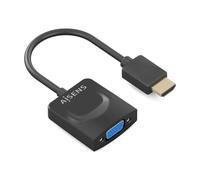 AISENS A122-0947 câble vidéo et adaptateur 0,15 m HDMI Type A (Standard) VGA (D-Sub) Noir