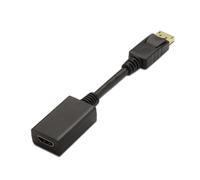 AISENS A125-0134 câble vidéo et adaptateur 0,15 m DisplayPort HDMI Noir