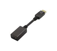 AISENS A125-0134 câble vidéo et adaptateur 0,15 m DisplayPort HDMI Noir