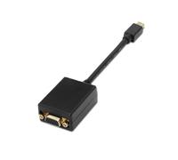 AISENS A125-0135 câble vidéo et adaptateur 0,15 m Mini DisplayPort VGA Noir