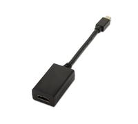 AISENS A125 - 0137 - Convertisseur Mini DP vers HDMI de 15 cm, Couleur Noir