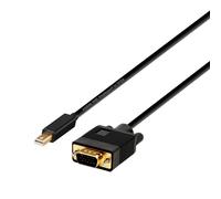 AISENS A125-0362 câble vidéo et adaptateur 2 m Mini DisplayPort VGA Noir