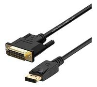 AISENS A125-0366 Câble convertisseur DisplayPort vers DVI mâle vers DVI mâle Noir 2 m