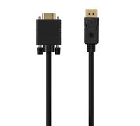 Aisens Câble convertisseur DisplayPort vers VGA A125-0552 DP/M-VGA/M noir 1,0 m