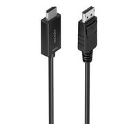 AISENS A125-0892 câble vidéo et adaptateur 1 m DisplayPort HDMI Type A (Standard) Noir