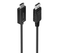 AISENS A125-0893 câble vidéo et adaptateur 1,5 m DisplayPort HDMI Type A (Standard) Noir